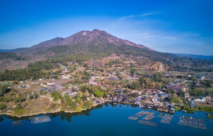 Ultimate Majestic Volcano: A  60 minutes Aerial Mount Batur – Tanah Lot Tour