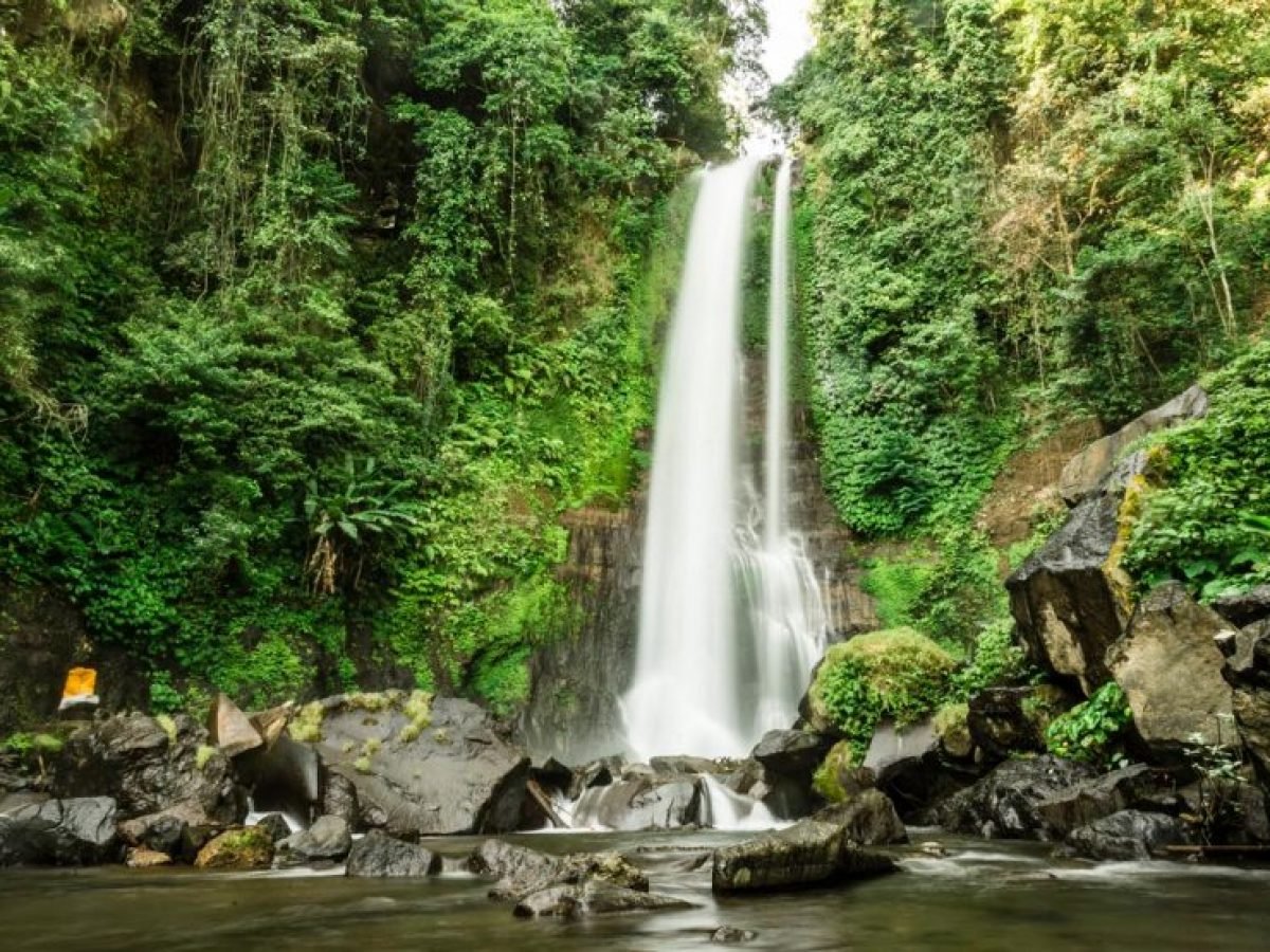 at Gitgit Waterfall Bali’s Pristine Northwest
