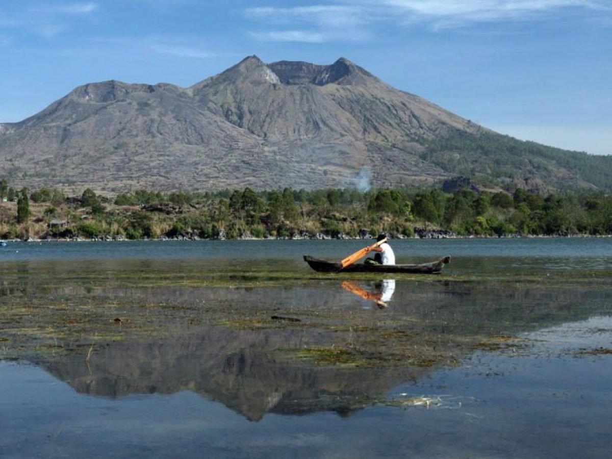 Mount Batur taken from Batur Lake-Luxury Bali Travel