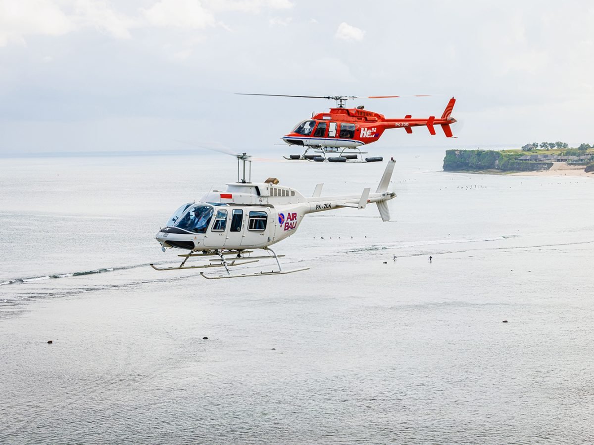 Ultimate Helicopter Volcano Tour: A  60 minutes Aerial Mount Batur – Tanah Lot Tour