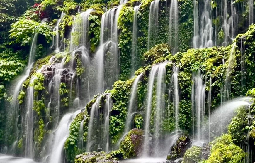 Waterfall & Iconic Gate, Banyumala – Ulun Danu Temple Journey