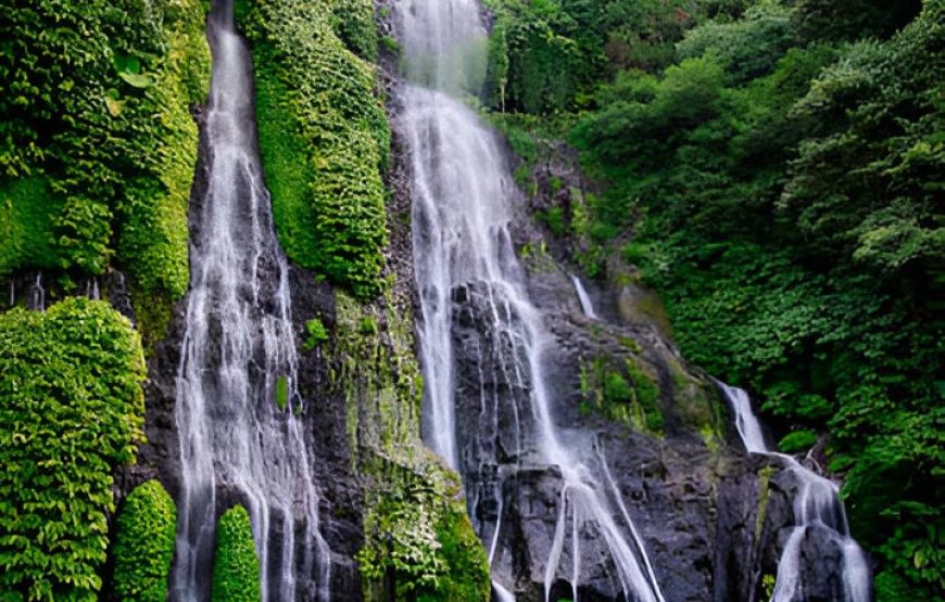 Waterfall & Iconic Gate, Banyumala – Ulun Danu Temple Journey